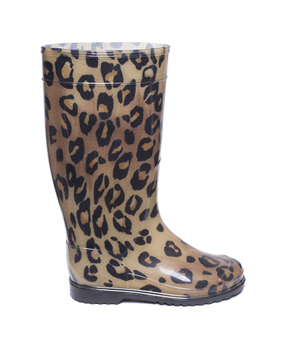 женские сапоги с принтом